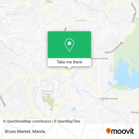 Bryan Market map