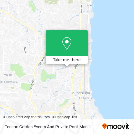 Tecson Garden Events And Private Pool map