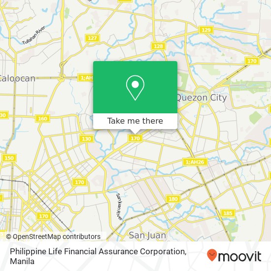 Philippine Life Financial Assurance Corporation map