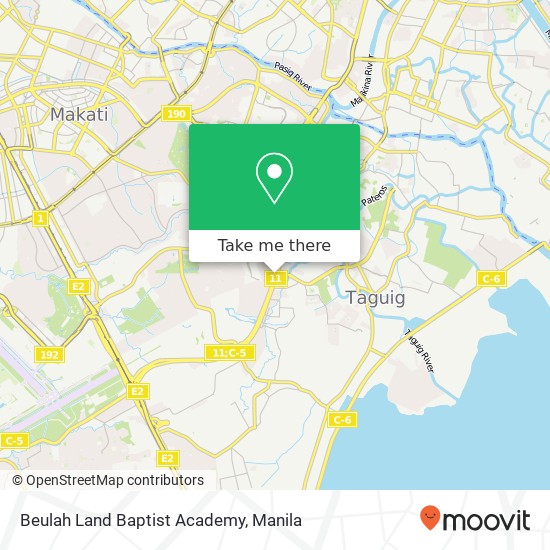 Beulah Land Baptist Academy map
