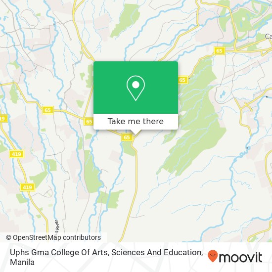 Uphs Gma College Of Arts, Sciences And Education map