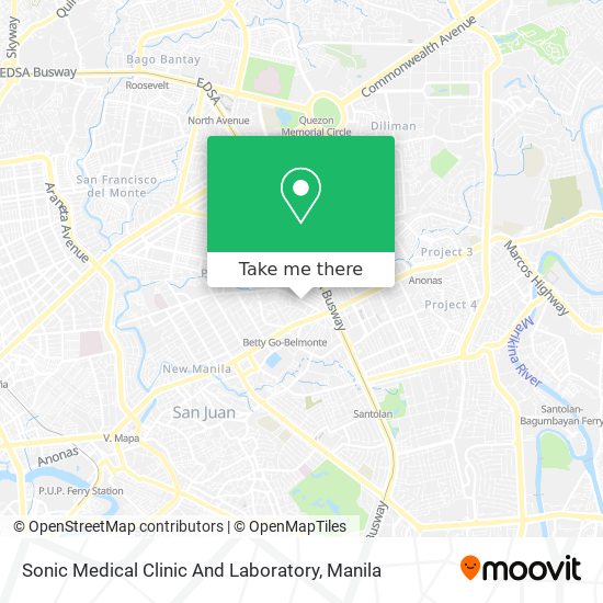 Sonic Medical Clinic And Laboratory map