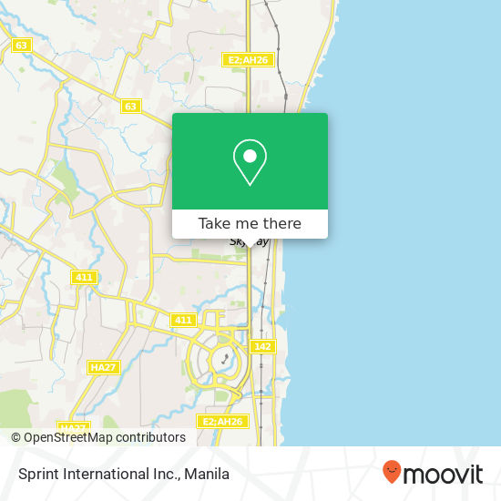 Sprint International Inc. map