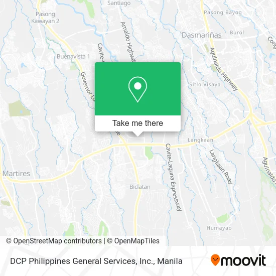 DCP Philippines General Services, Inc. map