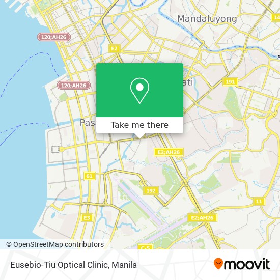 Eusebio-Tiu Optical Clinic map