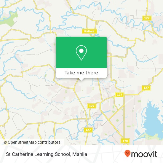St Catherine Learning School map