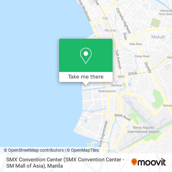 SMX Convention Center (SMX Convention Center - SM Mall of Asia) map