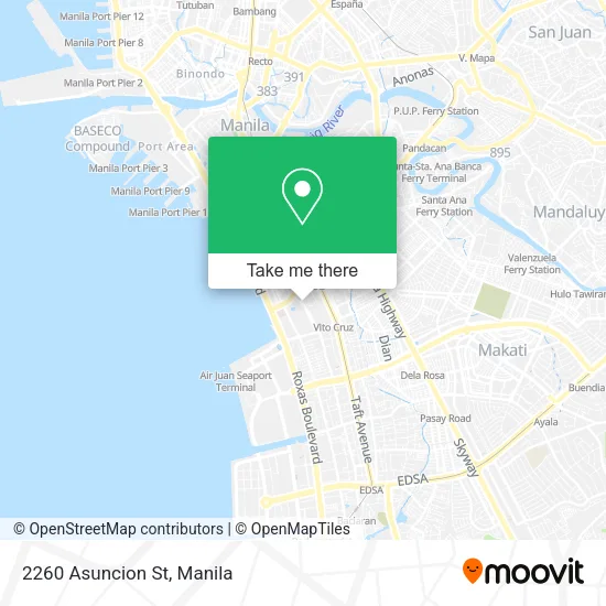 2260 Asuncion St map