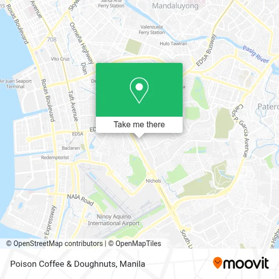 Poison Coffee & Doughnuts map