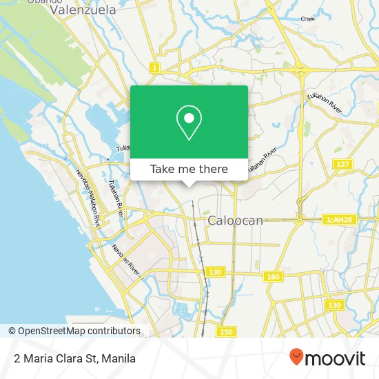 2 Maria Clara St map