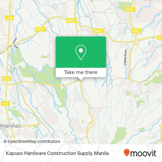 Kapuso Hardware Construction Supply map