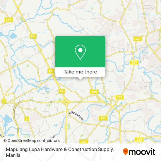 Mapulang Lupa Hardware & Construction Supply map