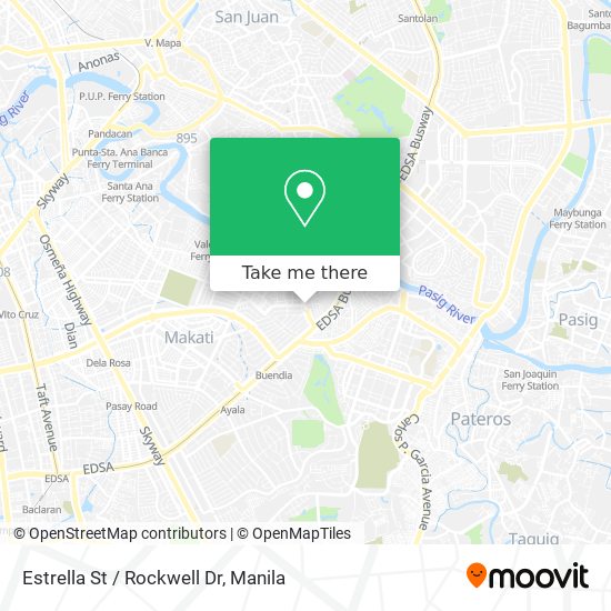 Estrella St / Rockwell Dr map