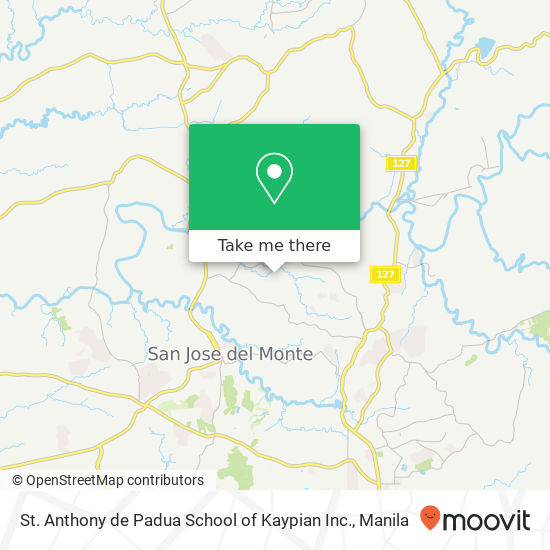 St. Anthony de Padua School of Kaypian Inc. map