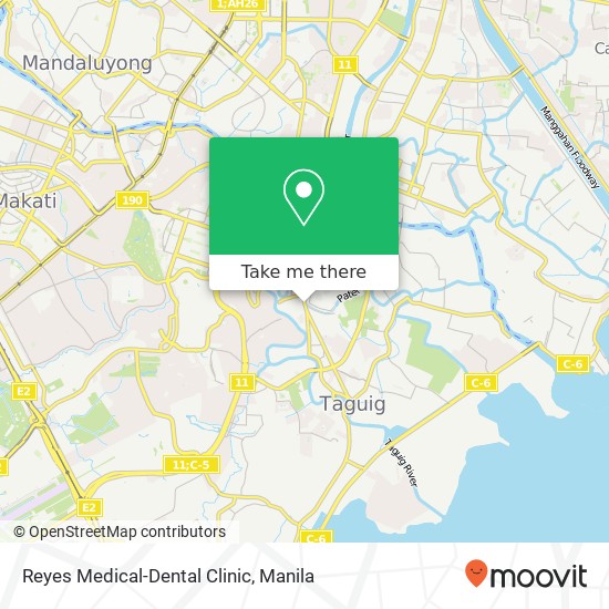 Reyes Medical-Dental Clinic map