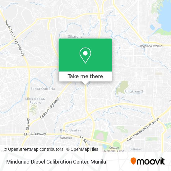 Mindanao Diesel Calibration Center map