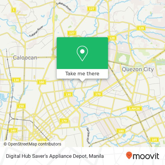 Digital Hub Saver's Appliance Depot map