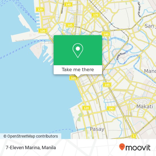 7-Eleven Marina map