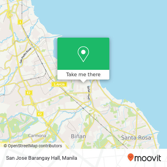 San Jose Barangay Hall map