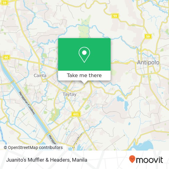 Juanito's Muffler & Headers map