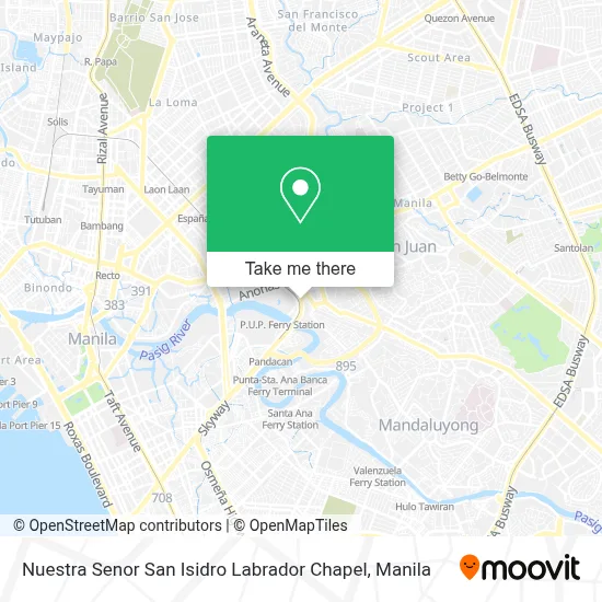 Nuestra Senor San Isidro Labrador Chapel map