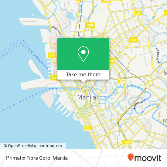 Primatix Fibre Corp map