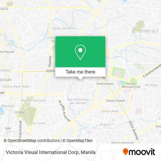 Victoria Visual International Corp map