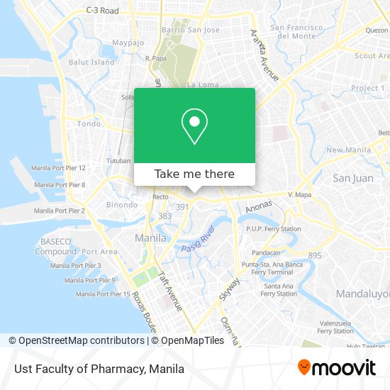 Ust Faculty of Pharmacy map