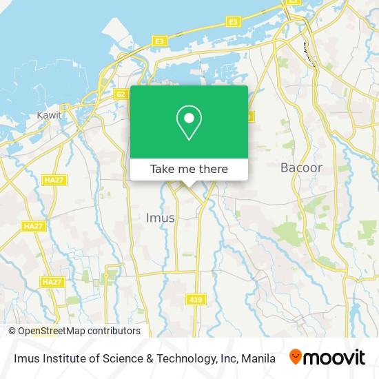 Imus Institute of Science & Technology, Inc map