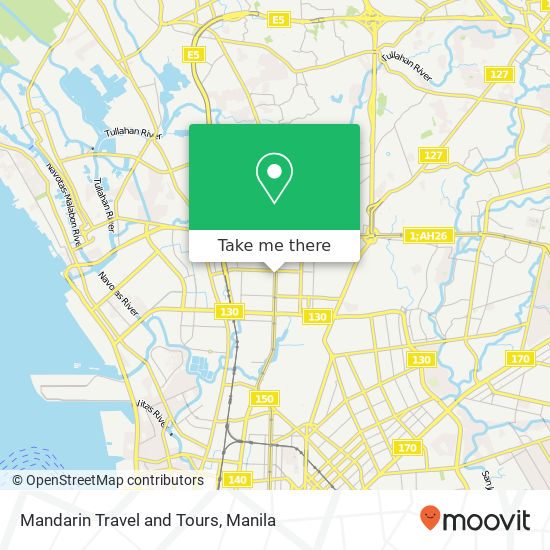 Mandarin Travel and Tours map