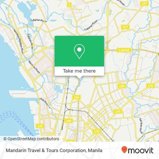 Mandarin Travel & Tours Corporation map