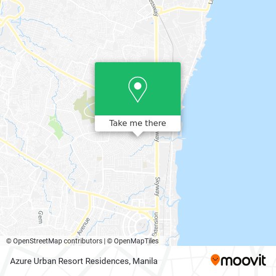 Azure Urban Resort Residences map