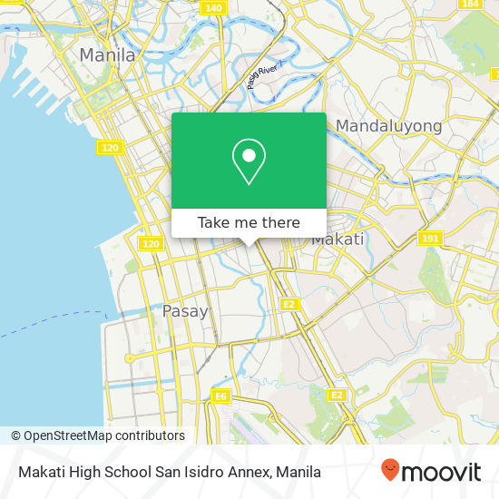 Makati High School San Isidro Annex map