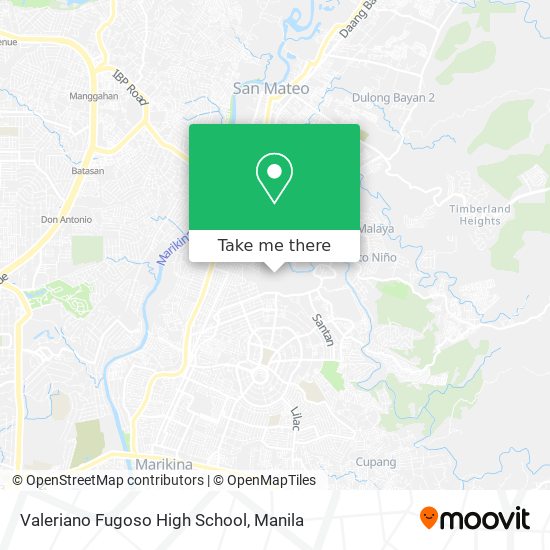 Valeriano Fugoso High School map