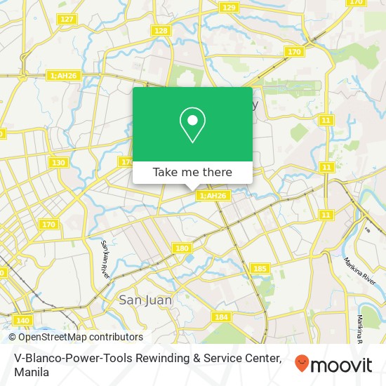 V-Blanco-Power-Tools Rewinding & Service Center map