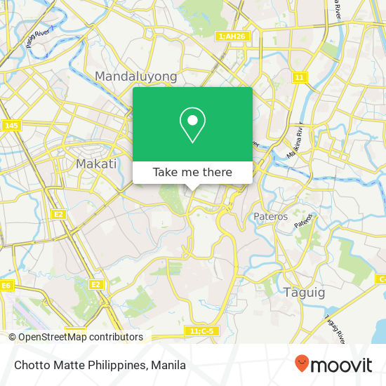 Chotto Matte Philippines map