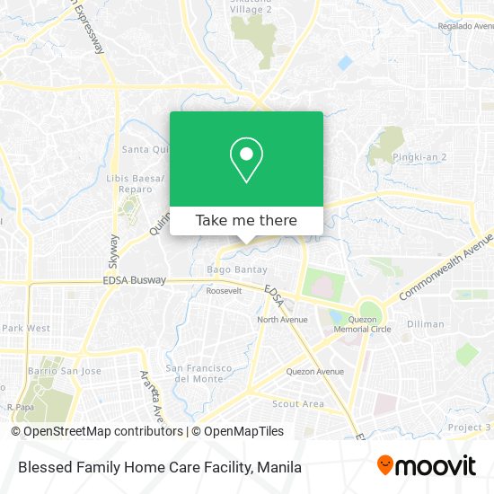 Blessed Family Home Care Facility map
