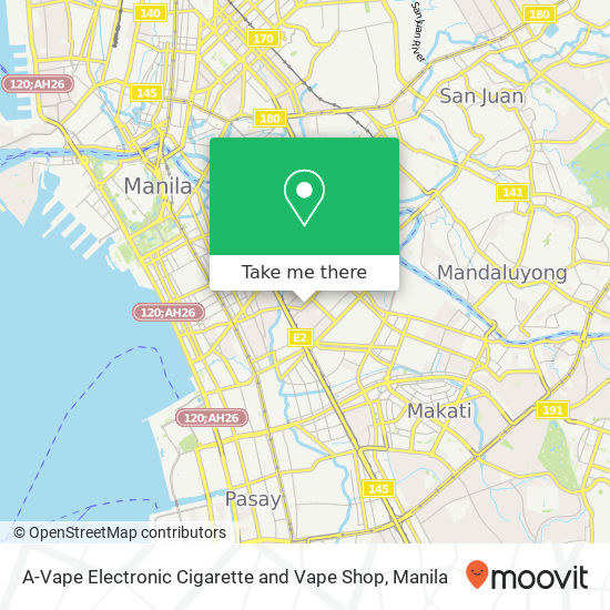 A-Vape Electronic Cigarette and Vape Shop map