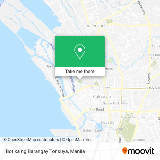 Botika ng Barangay Tonsuya map