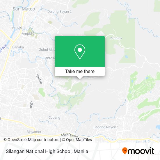 Silangan National High School map