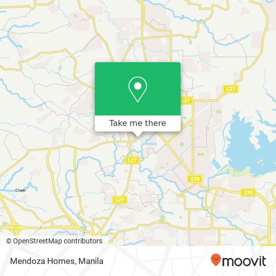 Mendoza Homes map