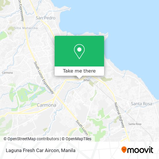 Laguna Fresh Car Aircon map