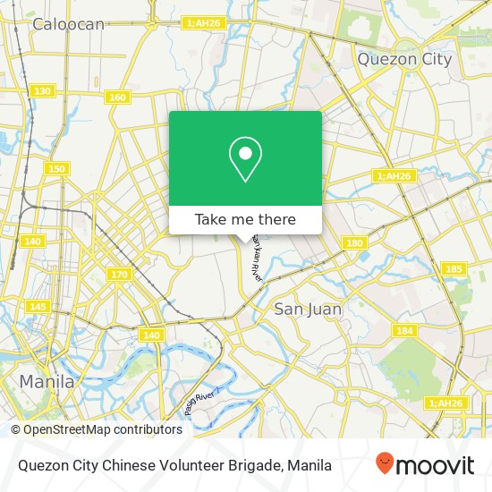 Quezon City Chinese Volunteer Brigade map