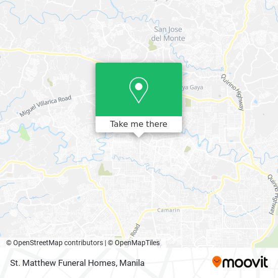 St. Matthew Funeral Homes map