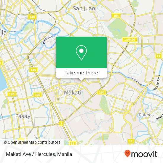 Makati Ave / Hercules map