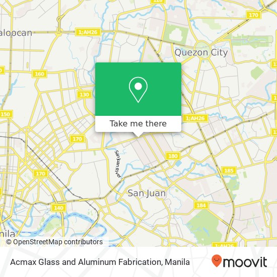 Acmax Glass and Aluminum Fabrication map