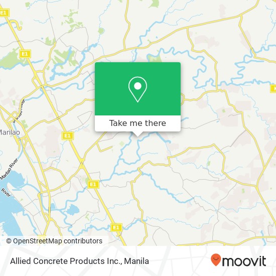 Allied Concrete Products Inc. map