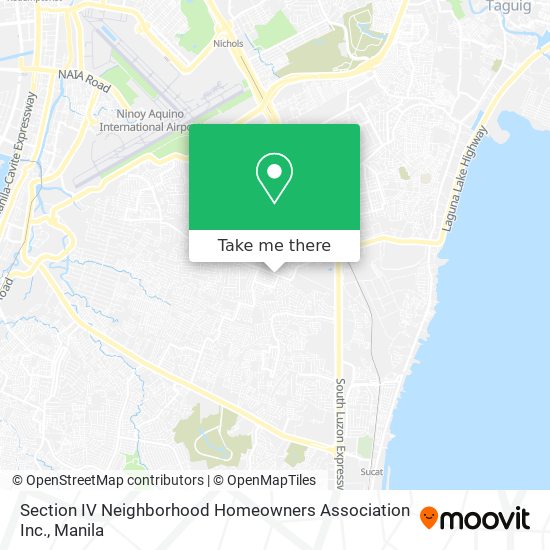 Section IV Neighborhood Homeowners Association Inc. map