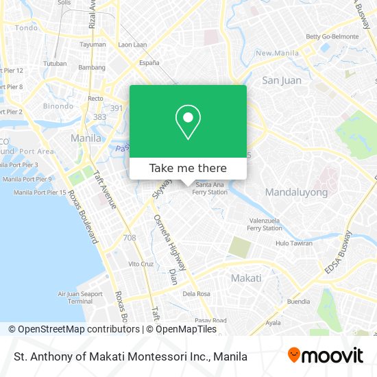 St. Anthony of Makati Montessori Inc. map