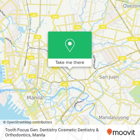 Tooth Focus Gen. Dentistry Cosmetic Dentistry & Orthodontics map